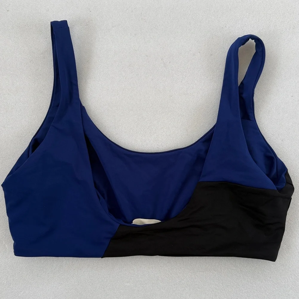 Mara Hoffman Two-Tone Bikini Top